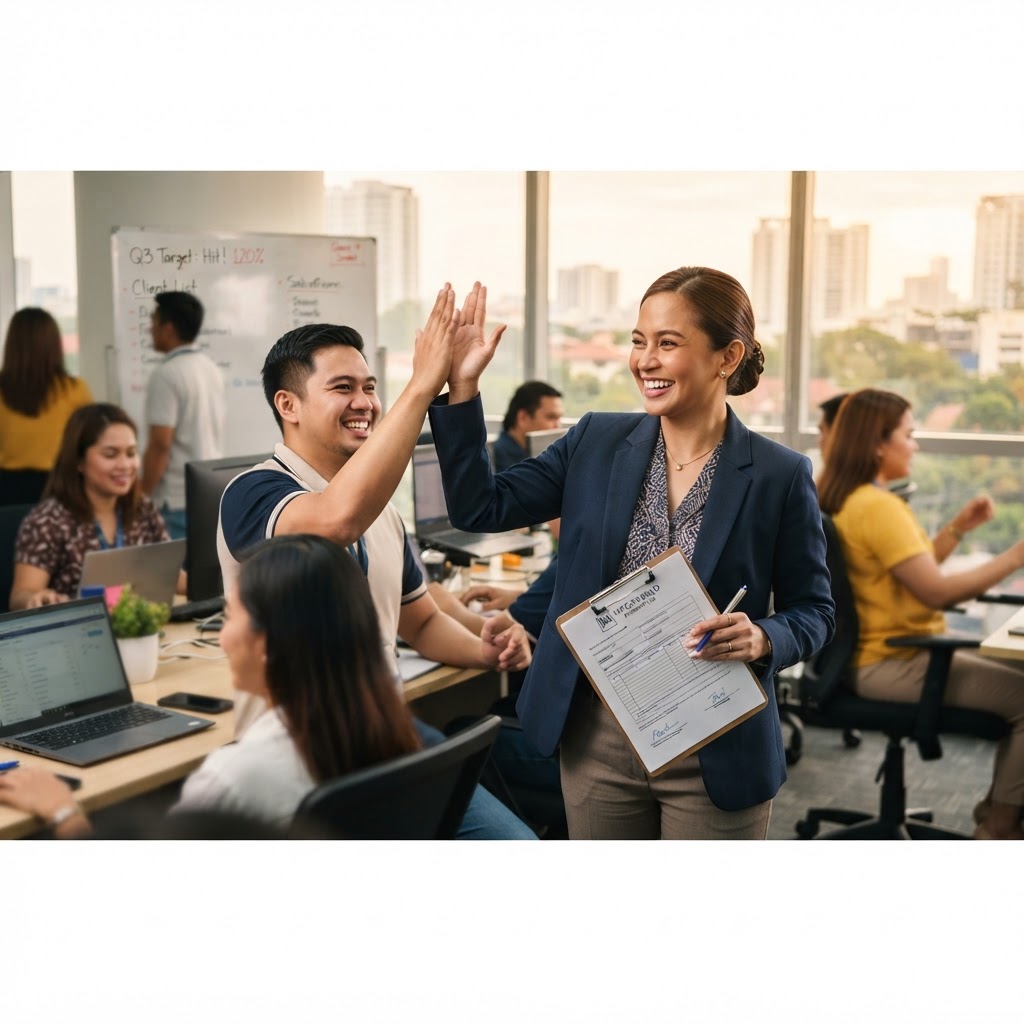 Winning the Game: The Mindset of a Top-Performing Filipino Sales Agent