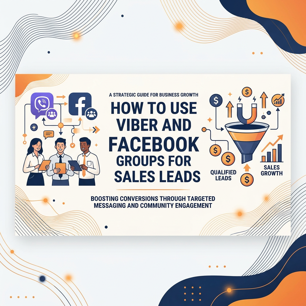 How to Use Viber and Facebook Groups for Sales Leads
