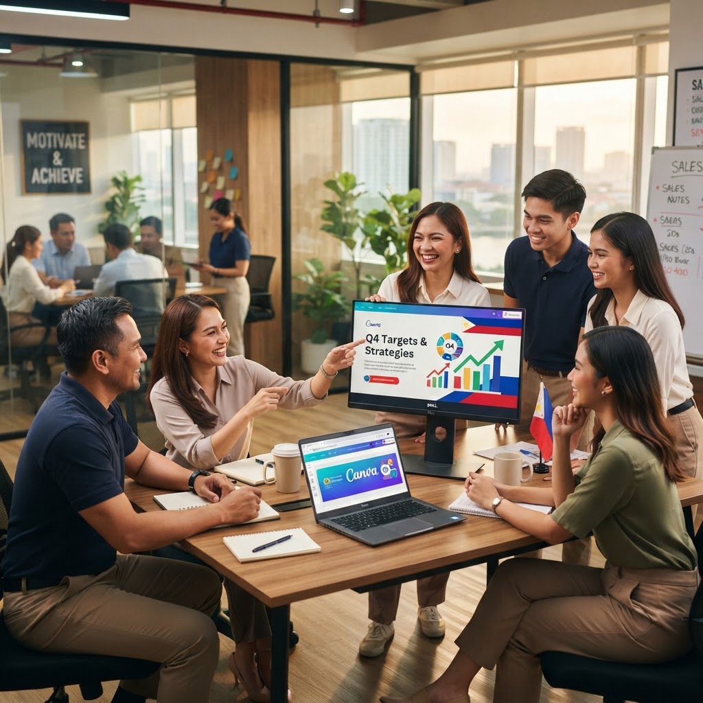 Level Up Your Sales Game: Canva Tips for Filipino Sales Pros