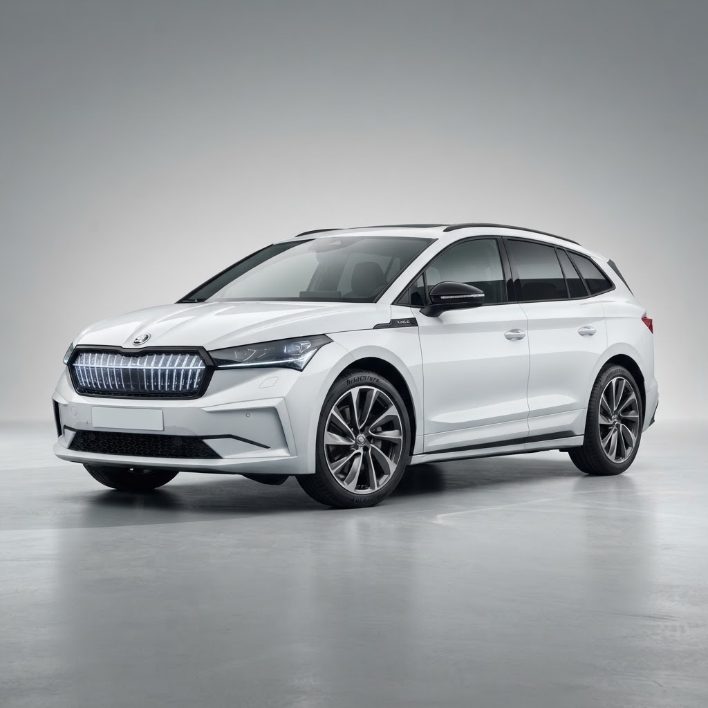 2025 Skoda Enyaq 85 — tre quarti anteriore