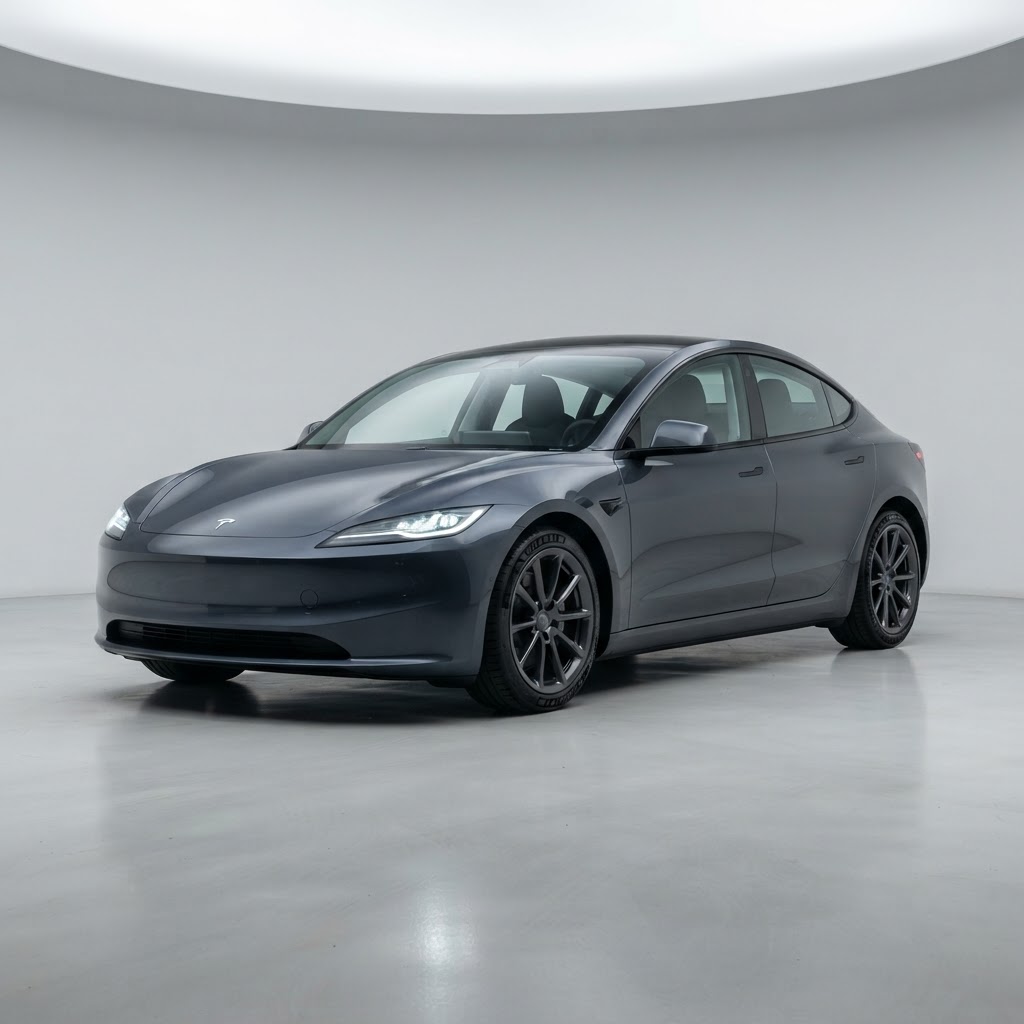 2025 Tesla Model 3 Long Range AWD — tre quarti anteriore