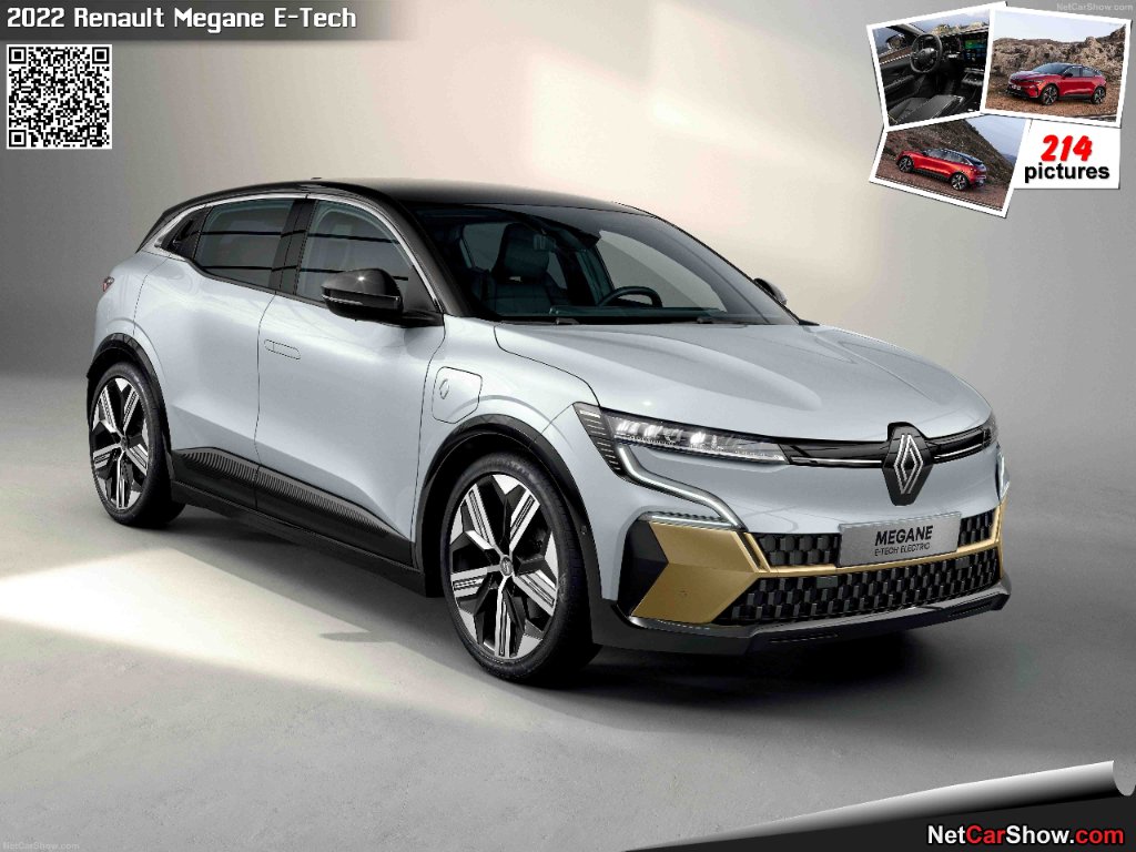 2025 Renault Megane E-Tech — tre quarti anteriore
