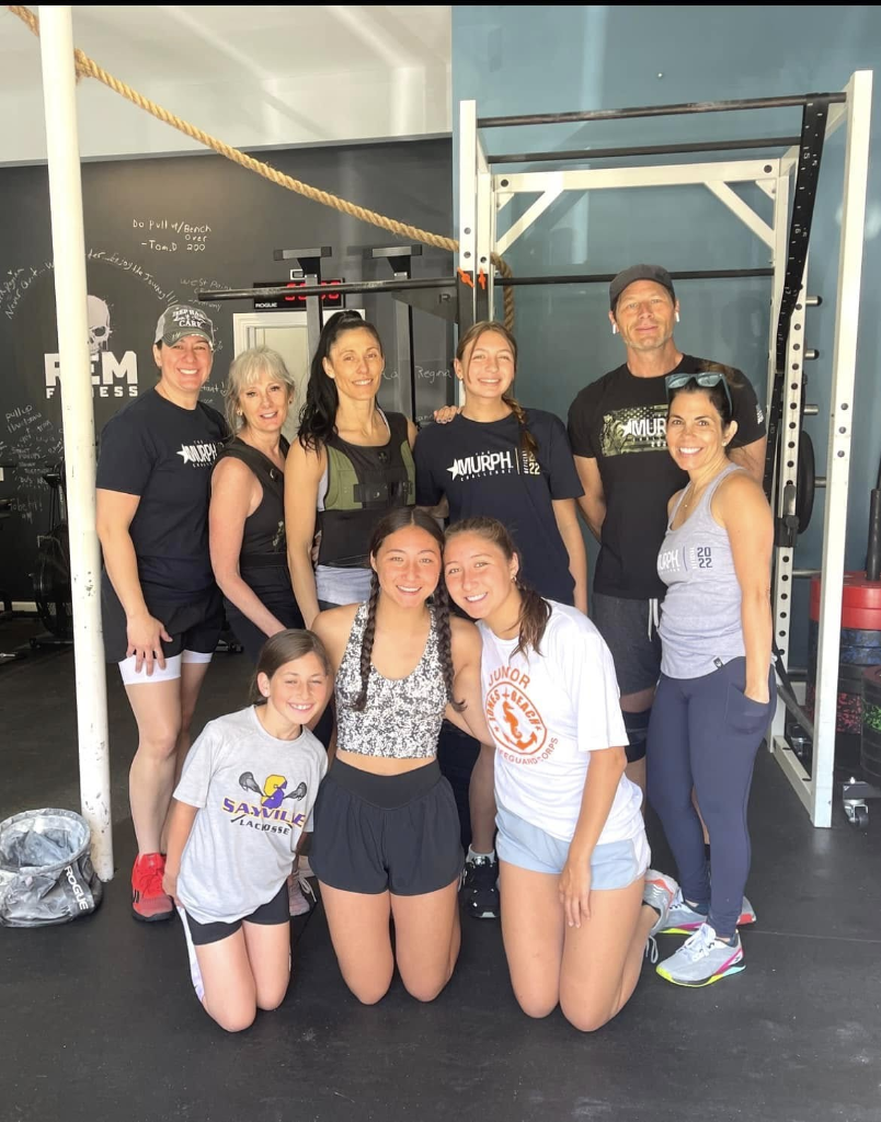 Small group CrossFit class at REM Fitness