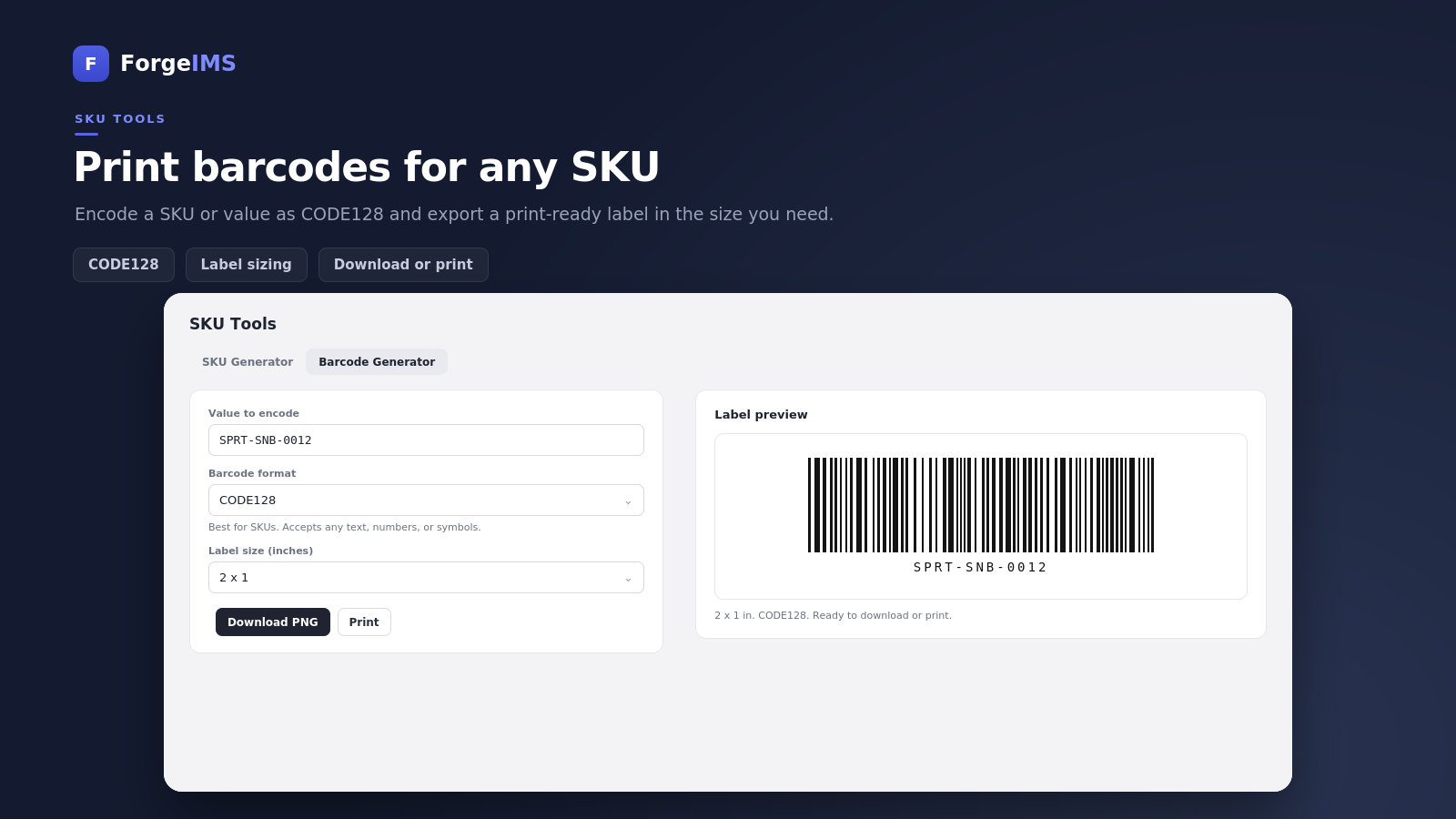 Barcode Generator