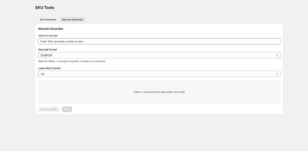 Barcode Generator