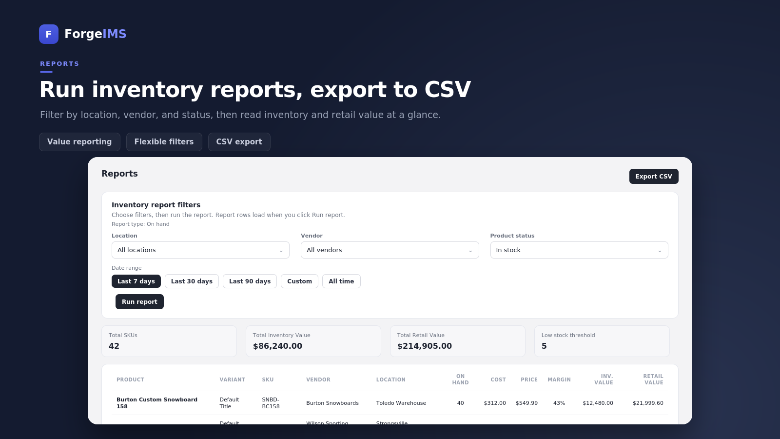 Reports