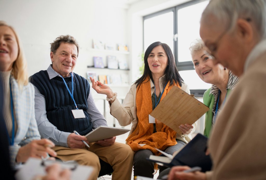 Healthcare team meeting