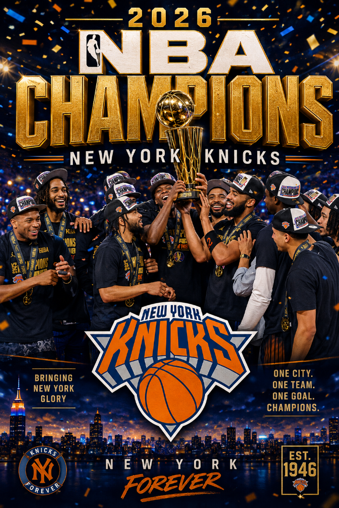 2026 NBA Champions — New York Knicks