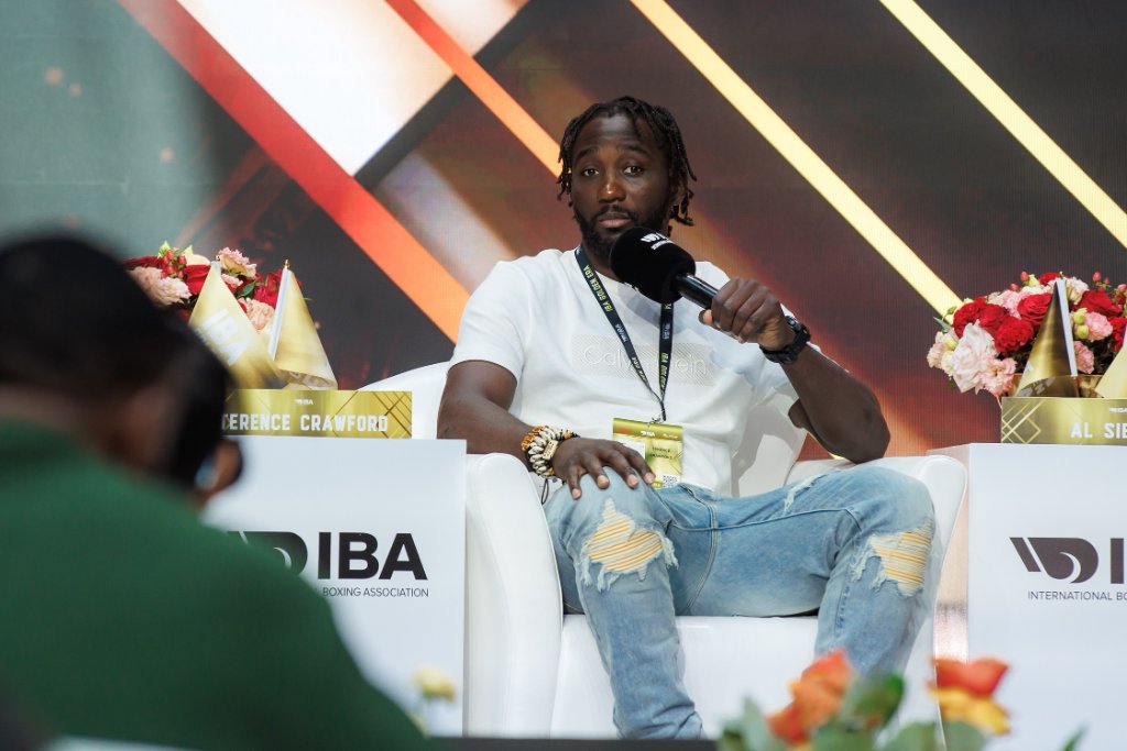 Terence Crawford at IBA event
