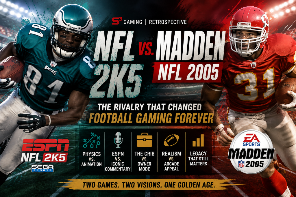 NFL 2K5 vs. Madden NFL 2005: The Rivalry That Changed Football Gaming Forever