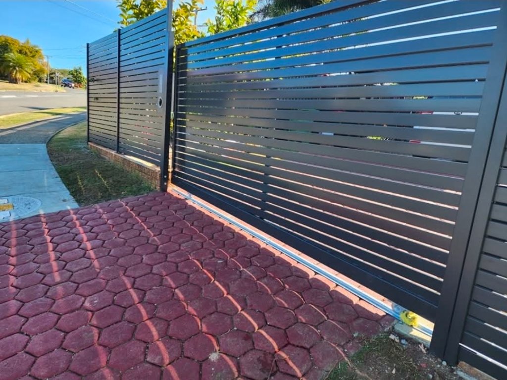 Modern Slat Gate