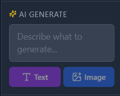 AI text & image generation
