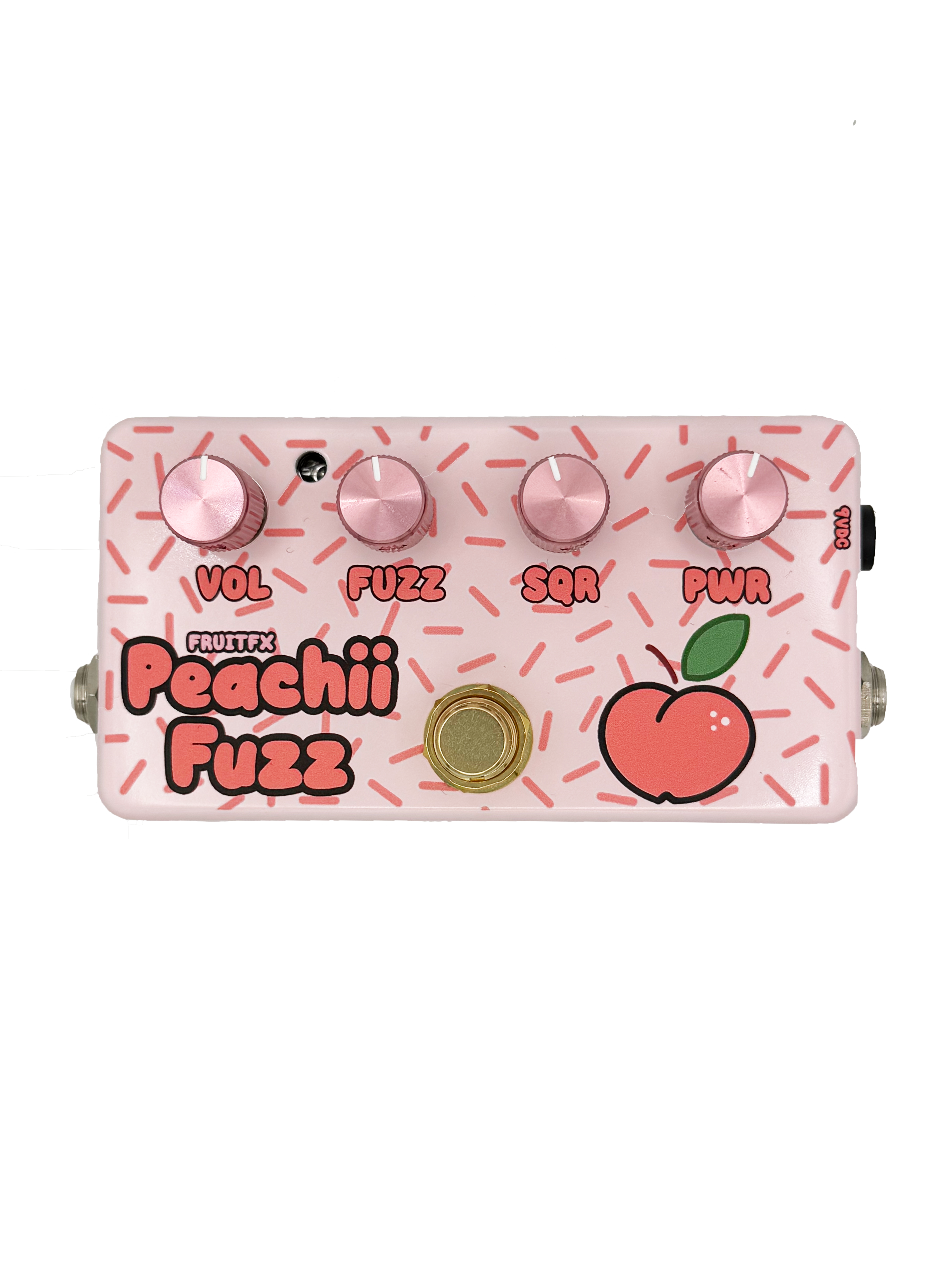 Peachii Fuzz pedal graphic