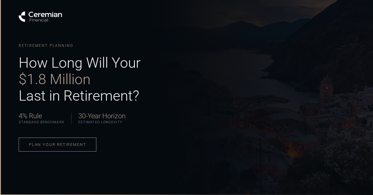 How Long Will My 1.8 Million Dollars Last in Retirement?