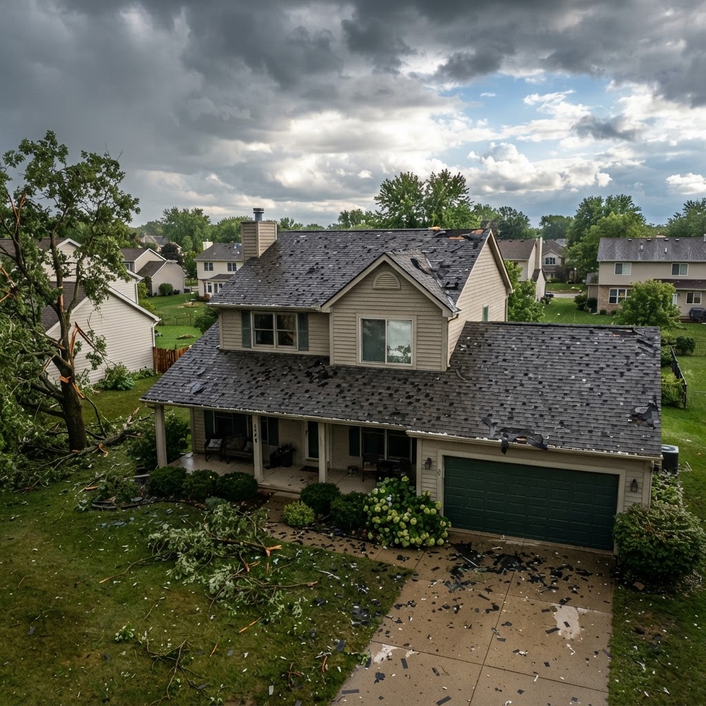 Storm Damage Roof Repair in Rockford, MI: What to Do in the First 48 Hours