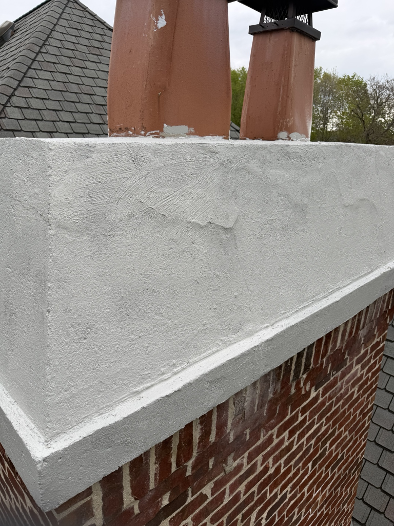 Completed concrete crown patch by CLMC