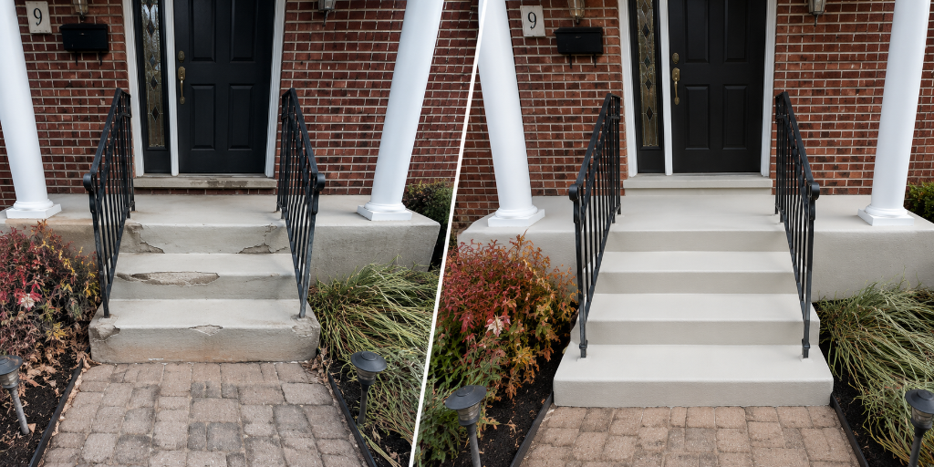 Concrete Step Repair in Wheaton, IL