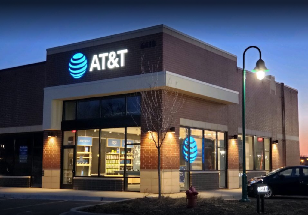 AT&T Retail Brick Facade
