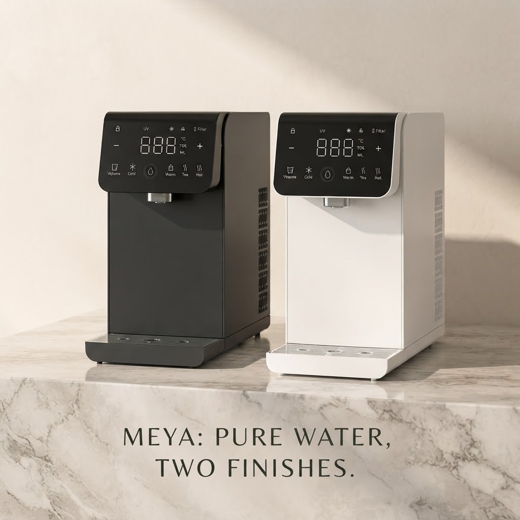 MEYA — Charcoal and Pearl White finishes