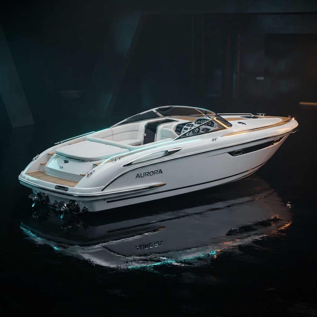 Luxury boat detailing