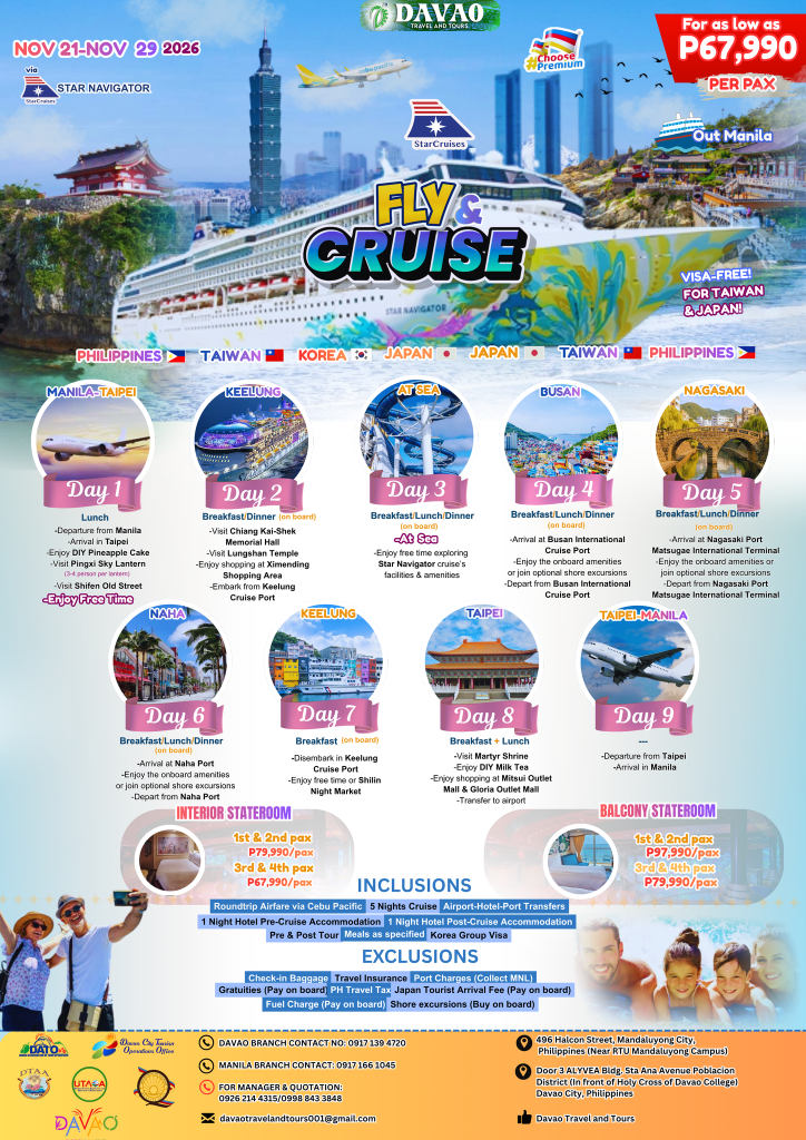 Fly & Cruise Asia 9D8N (Star Navigator)