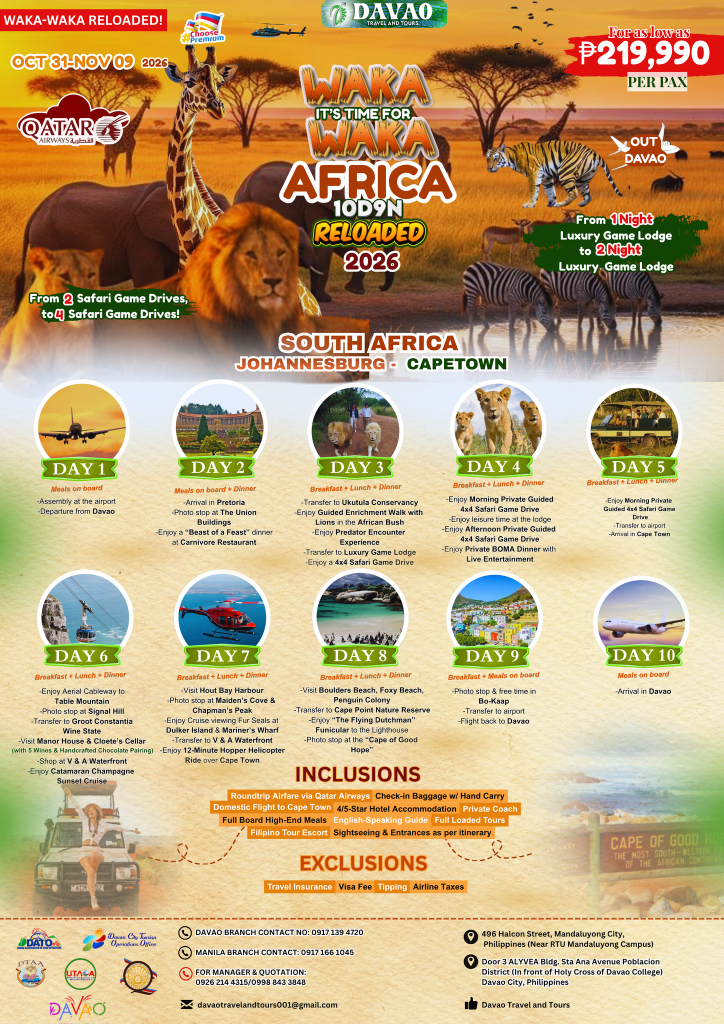 Waka Waka Africa 10D9N Reloaded 2026