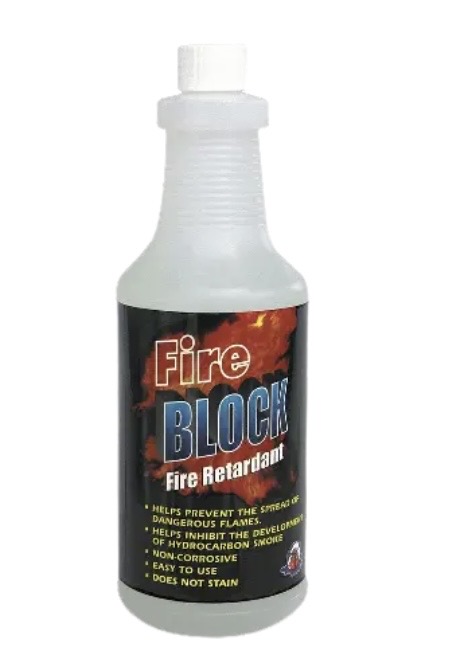 Fire Block™ Fire Retardant — 32 oz Spray Bottle