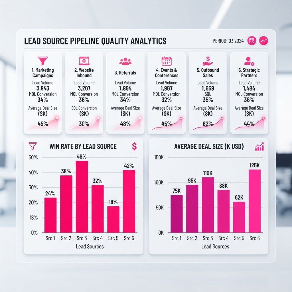 Not All Pipeline Is Created Equal: What 400 Deals Taught Us About Lead Source Quality