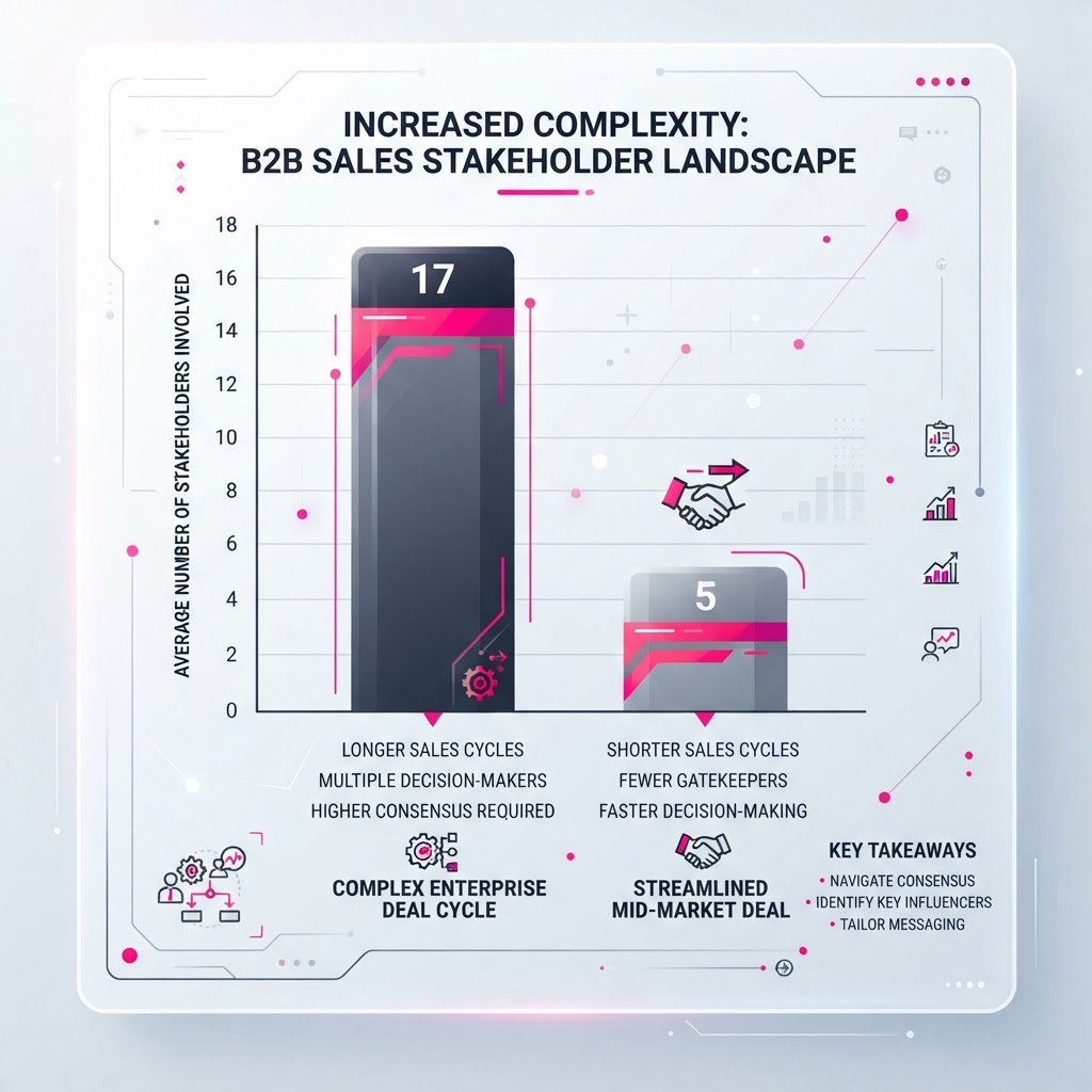 Why 17 Stakeholders Beat 5: The C-Suite Selling Data That Changes Everything