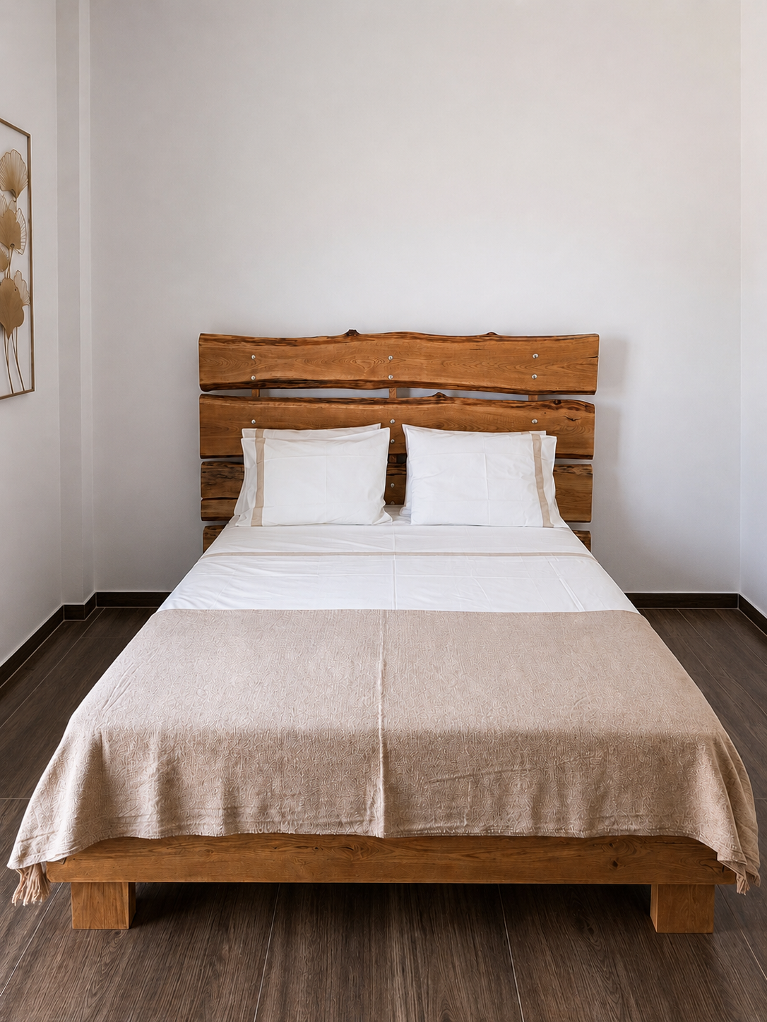 THE GROVE — solid oak bed.