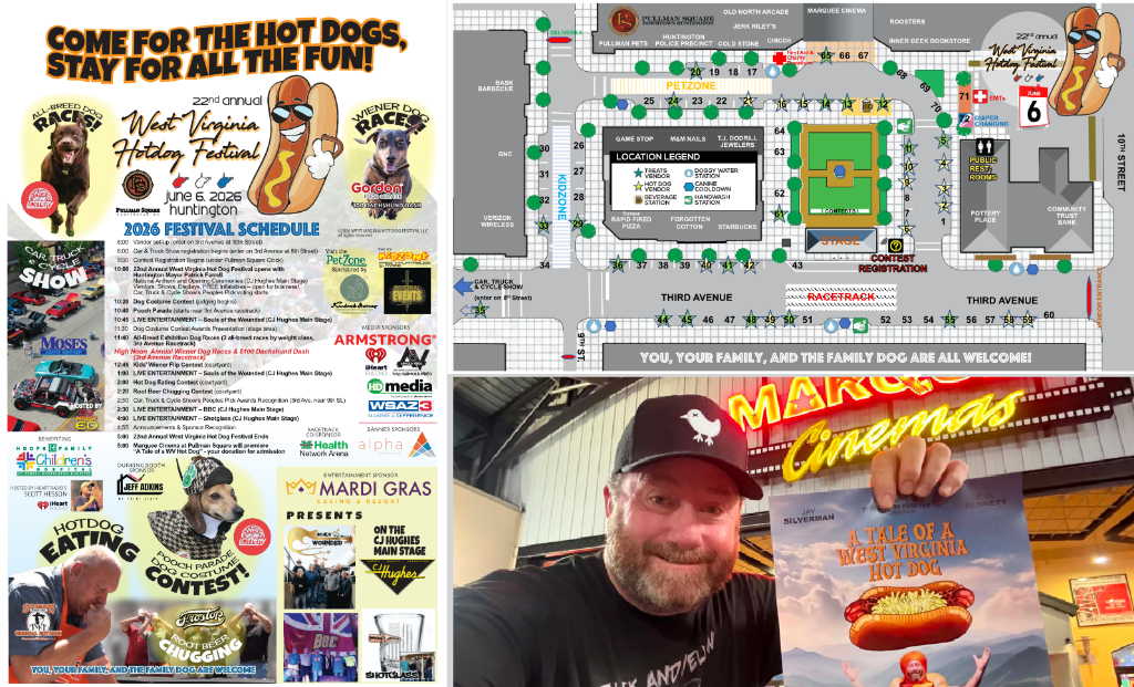 🌭 This Saturday: 22nd Annual WV Hot Dog Festival — Come for the Hot Dogs, Stay for the Movie!