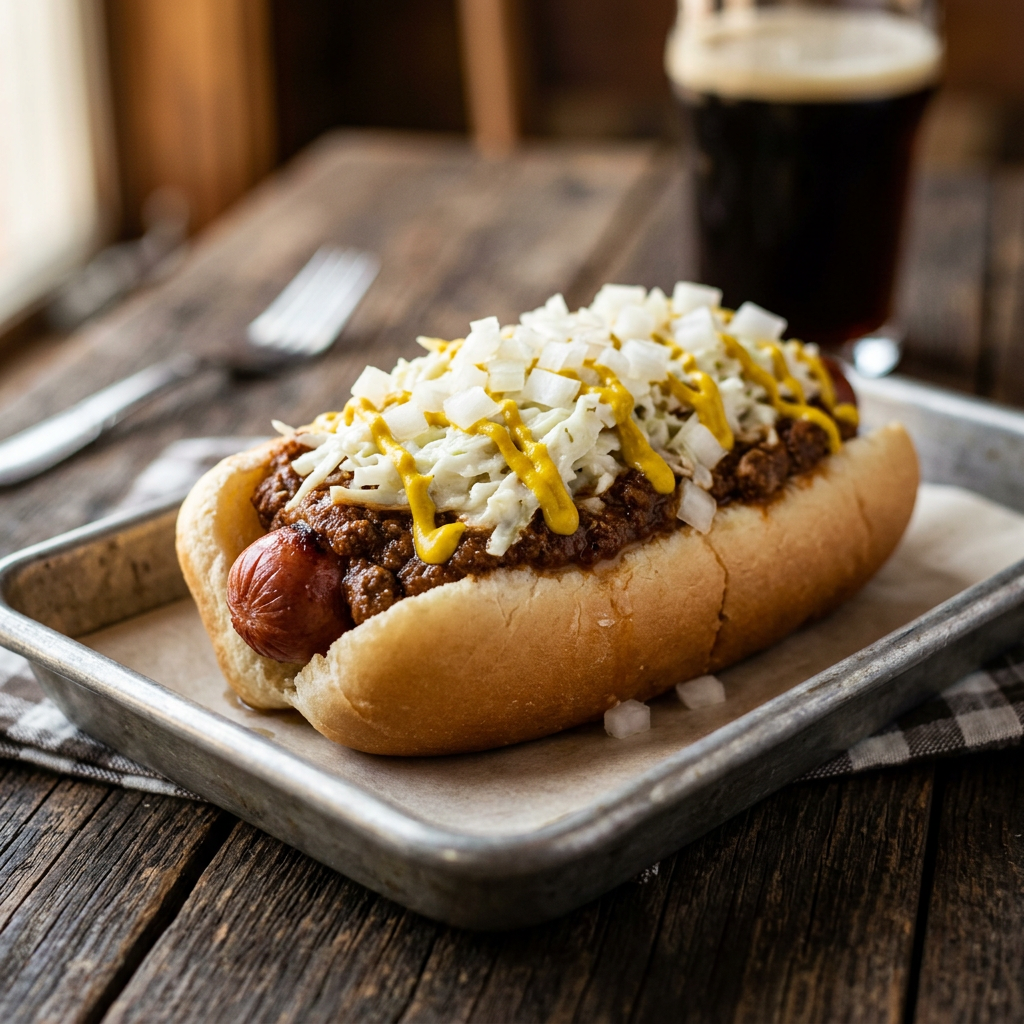 West Virginia Style Hot Dog