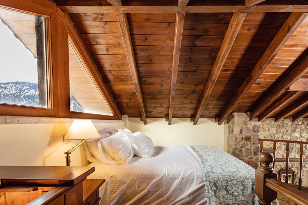 Wooden staircase