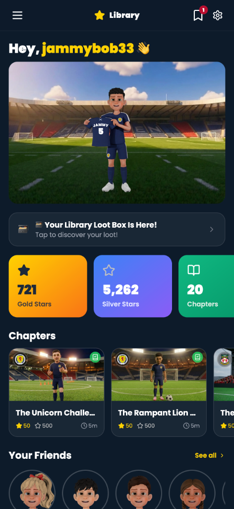 App screen