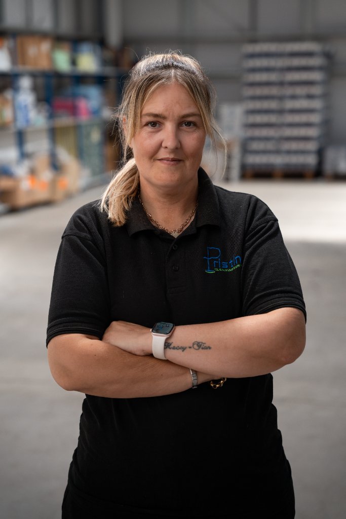 Pristine Cleaning team member