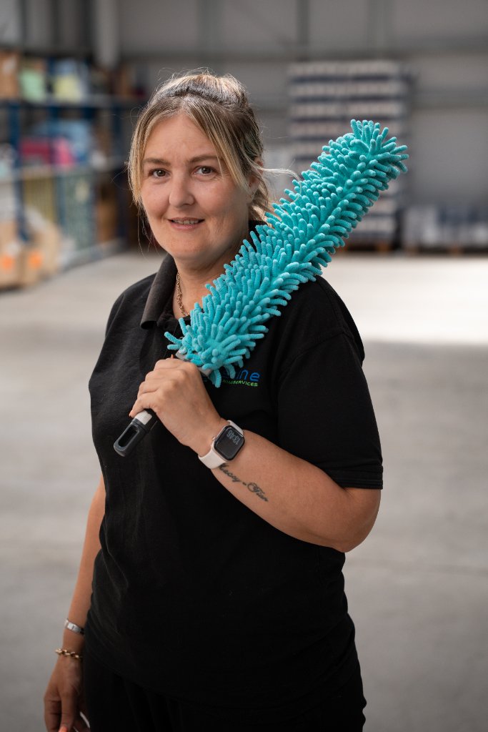Pristine Cleaning team member