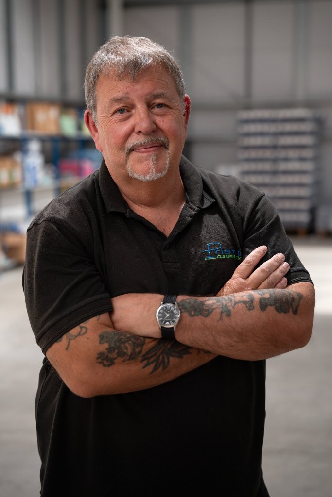 Pristine Cleaning team member