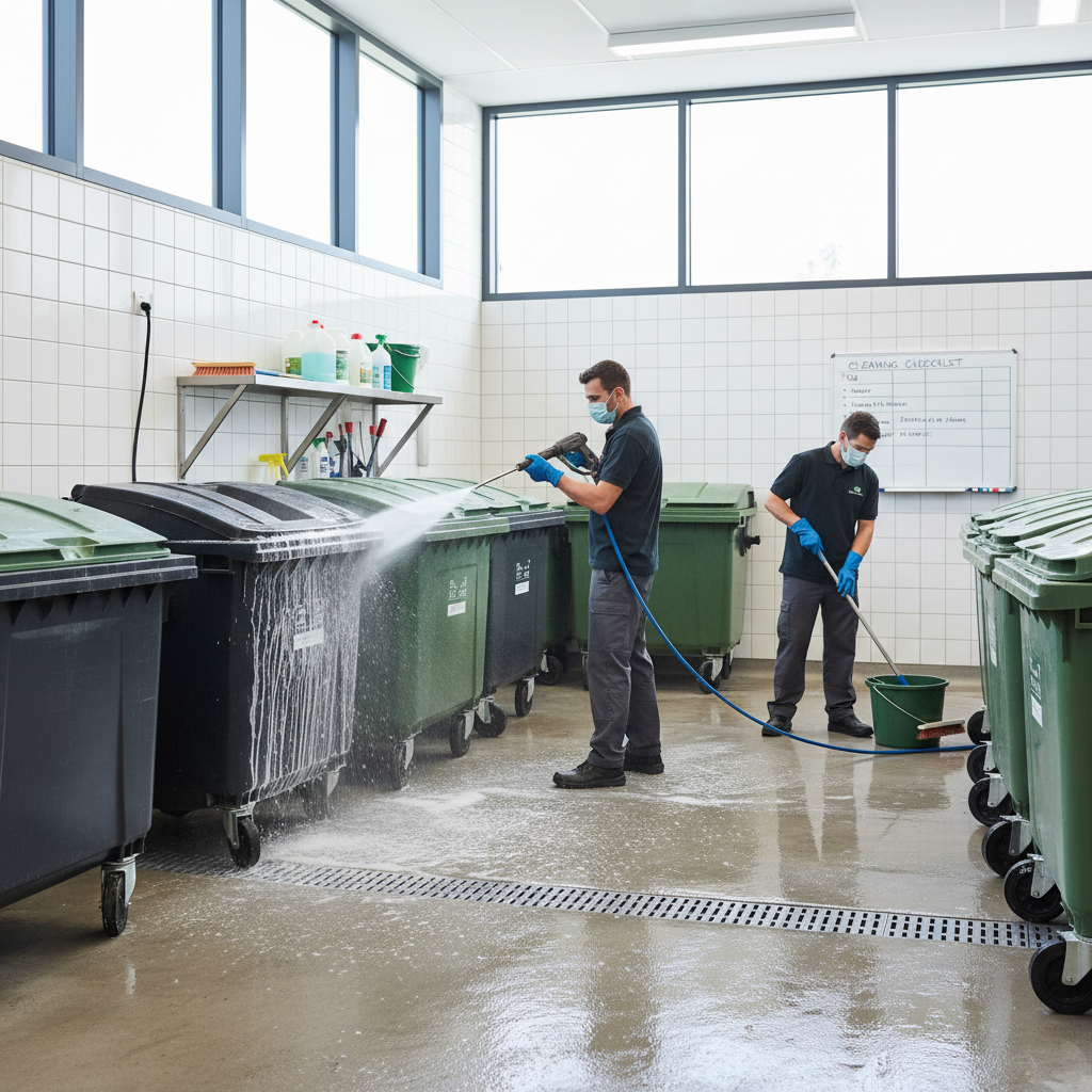Waste Area and Bin Store Cleaning Checklist for Pest Prevention
