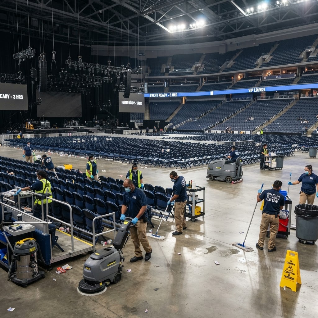 Venue Cleaning: Before, During And After Events