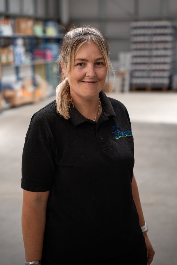 Pristine Cleaning team member