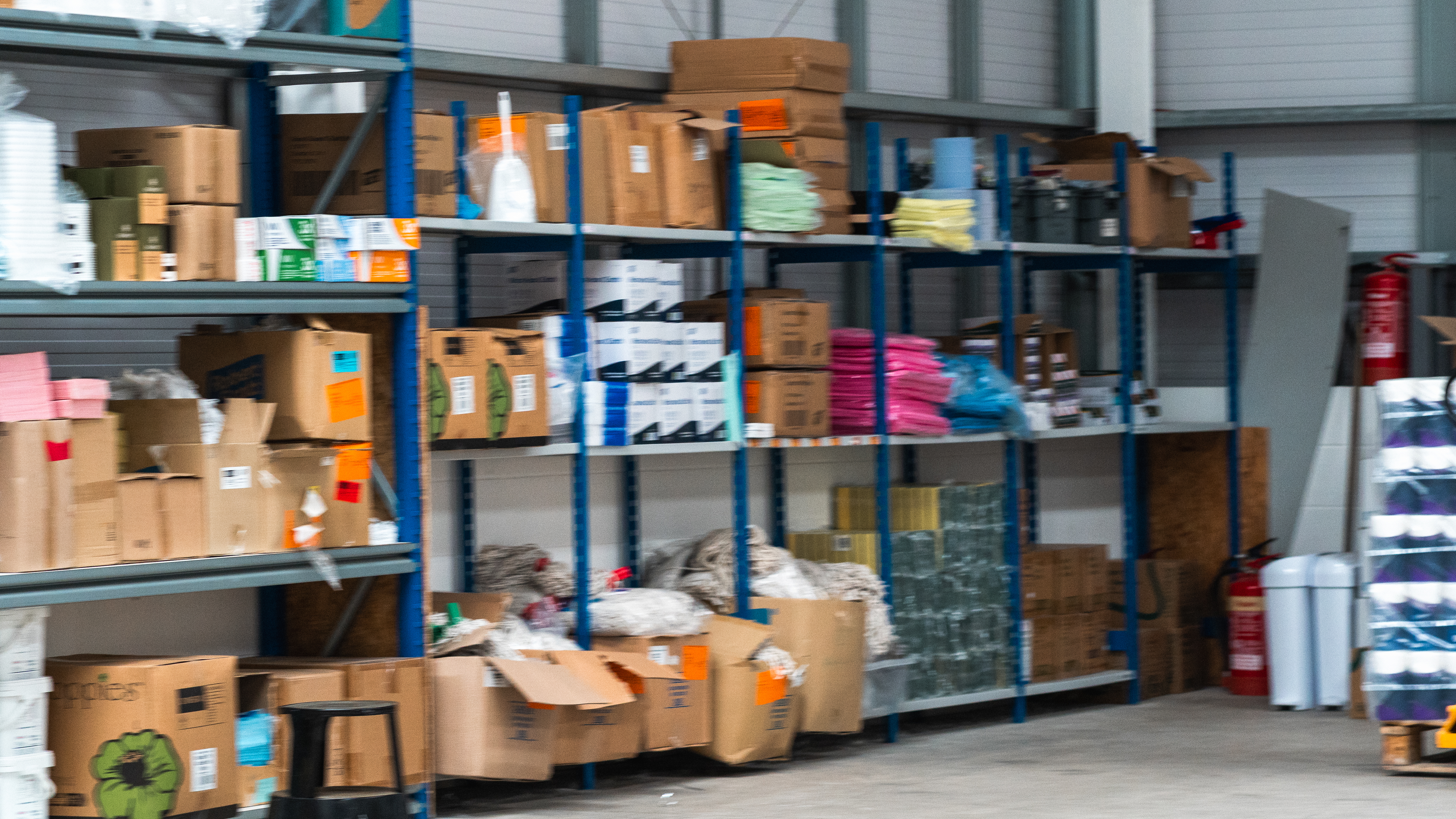 Pristine Cleaning Services warehouse, fleet and operations