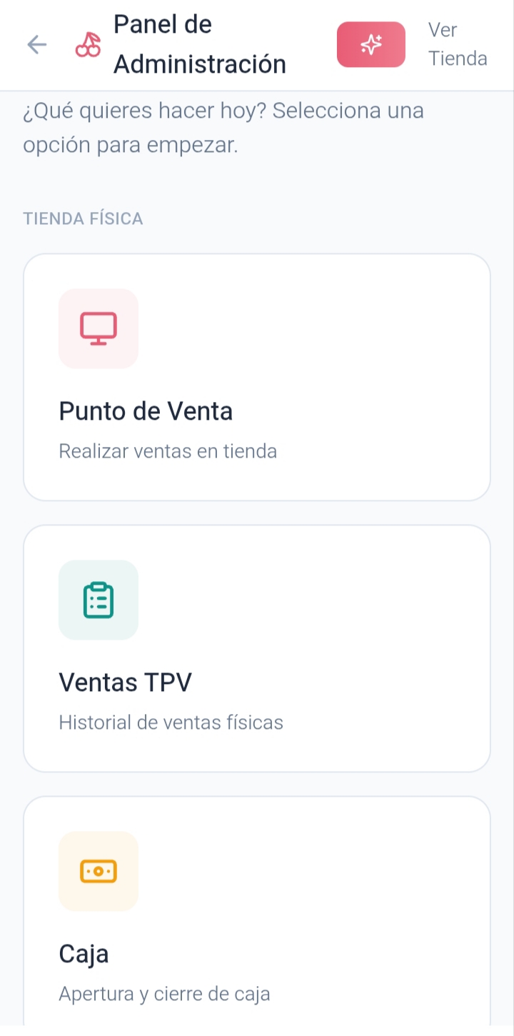 Panel de administración