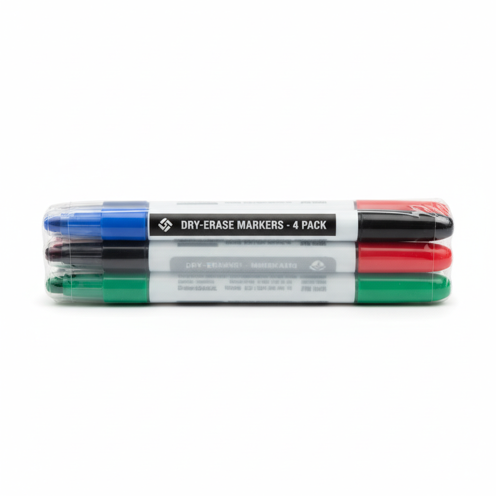 Whiteboard Markers (Pack of 4)