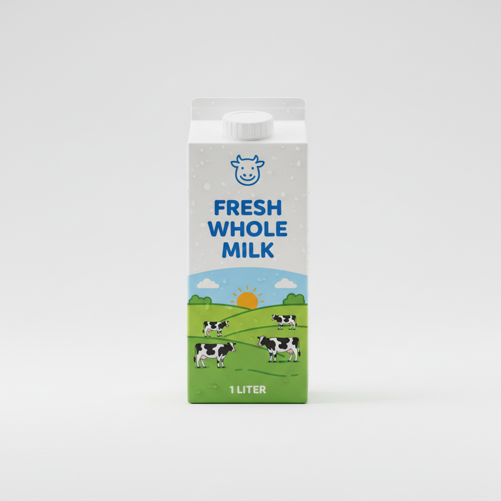 Fresh Whole Milk 1L