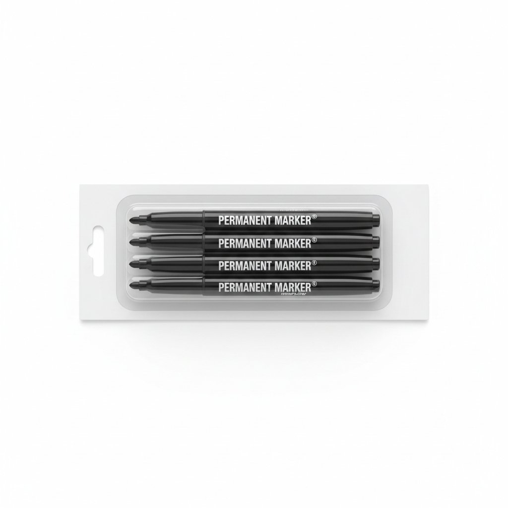 Permanent Markers (Pack of 3)