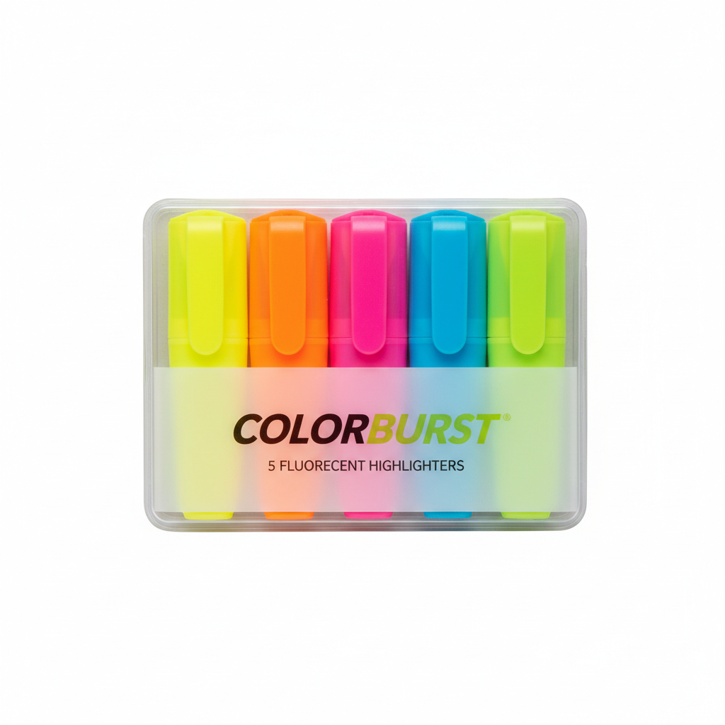 Highlighter Markers (Pack of 5)
