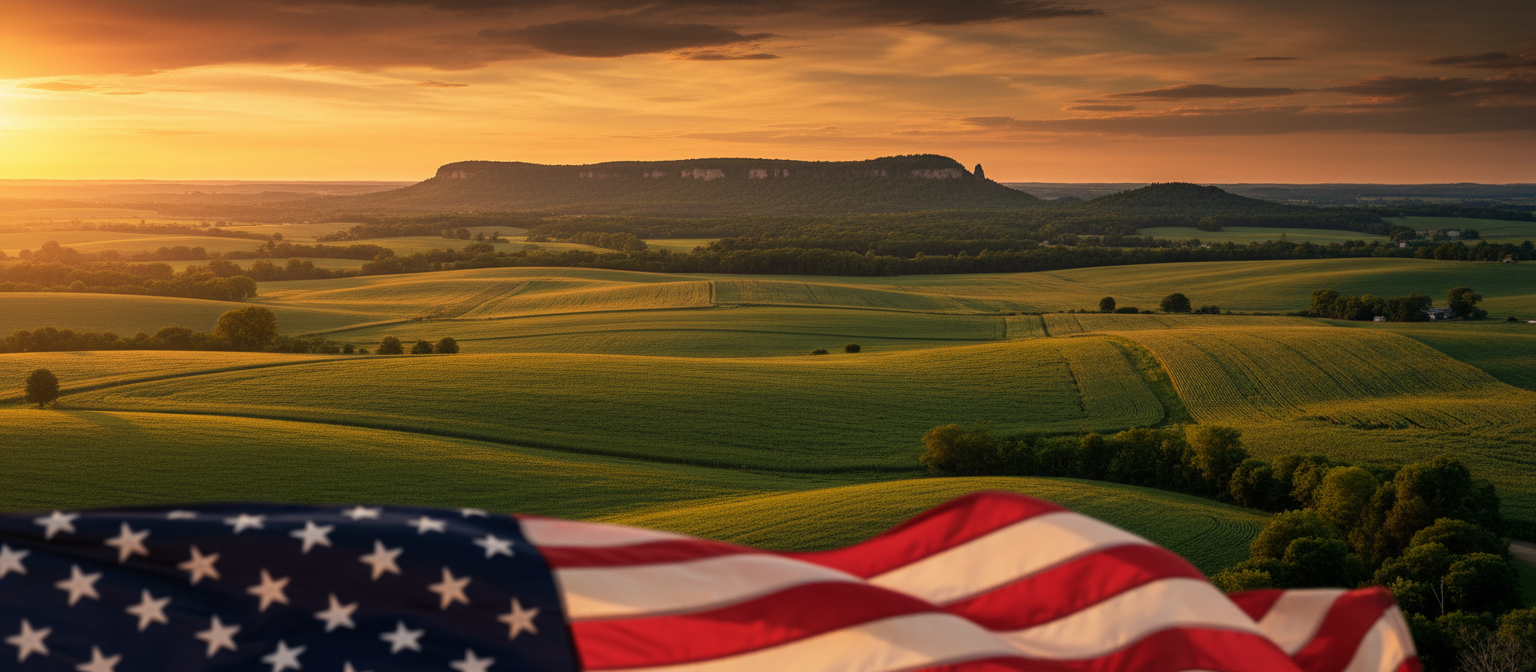 Sauk County Wisconsin landscape