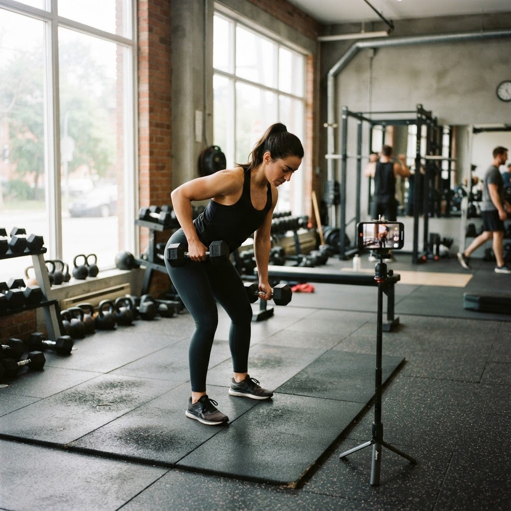El entrenamiento, sin posar