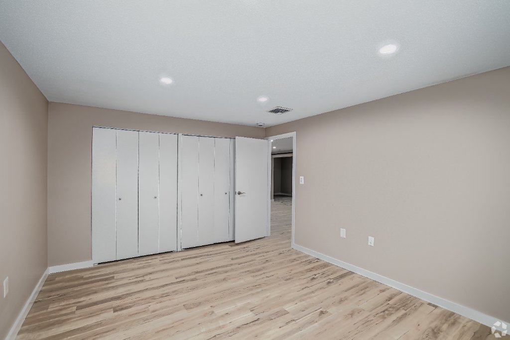 Bedroom with sliding glass door to patio