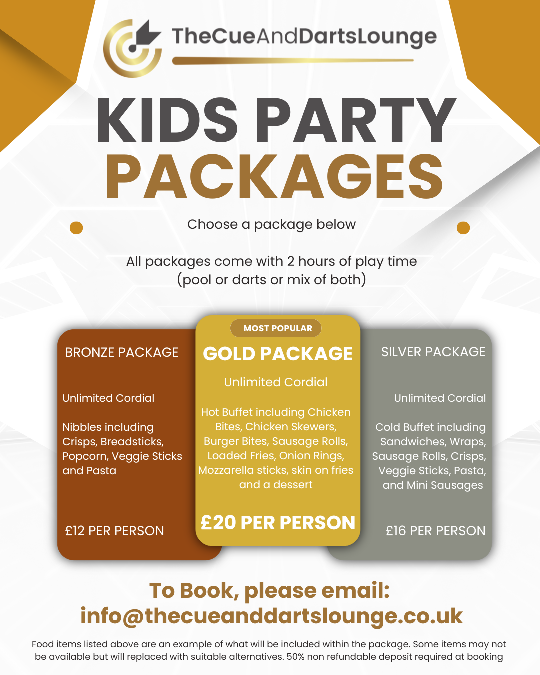 Kids Party Packages